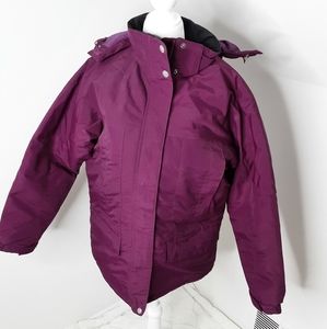 Nwt LL Bean Prima Penobscot parka purple sz s